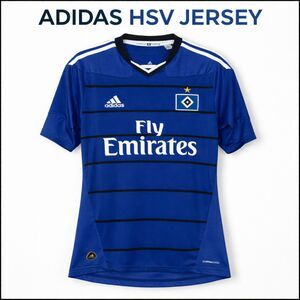 Adidas HSV Hamburg SV Soccer Jersey Blue Fly Emirates Climacool S